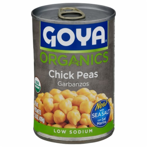 Goya Organic Chick Peas Garbanzos Perspective: front