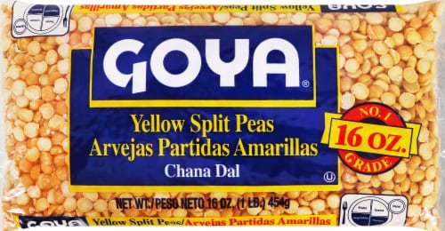 Goya® Yellow Split Peas Perspective: front