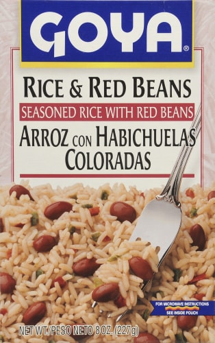 Goya Rice & Red Beans Perspective: front