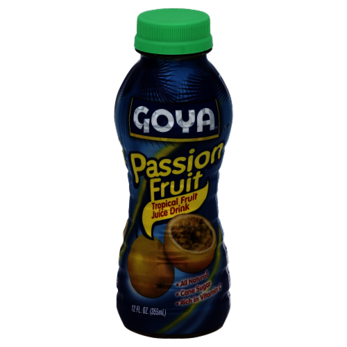 Goya Passion Fruit Tropical Fruit Juice Drink Perspective: front