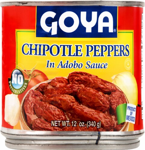 Goya Chiles Chipotles Peppers Perspective: front