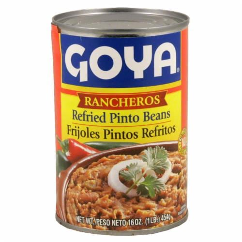Goya Rancheros Refried Pinto Beans Perspective: front