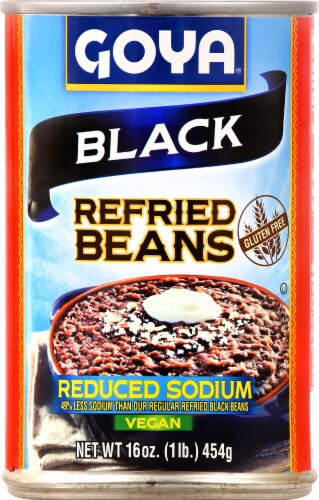 Goya Reduced Sodium Refried Black Beans, 16 oz - Pick ‘n Save