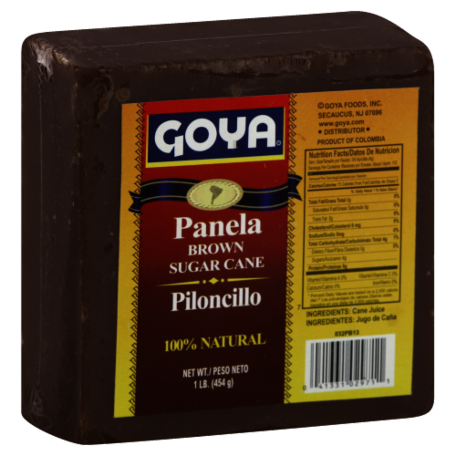 Goya Panela Brown Sugar Cane Perspective: front