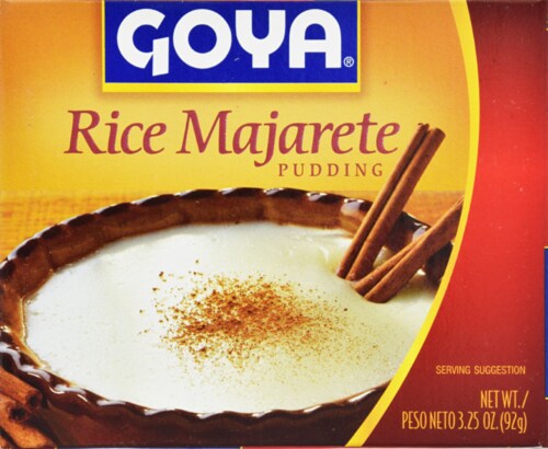 Goya Rice Majarete Pudding Perspective: front