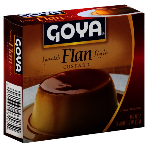 Goya Custard Pudding Flan Perspective: front