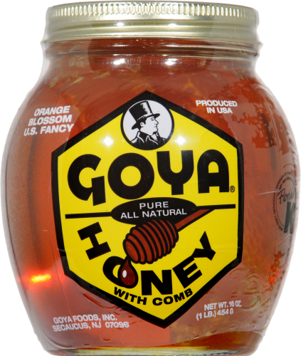 Goya All Natural Honey with Comb Perspective: front