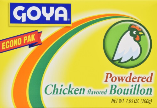 Goya® Chicken Powdered Chicken Flavored Bouillon Perspective: front