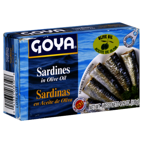 Goya® Sardines in Olive Oil Perspective: front