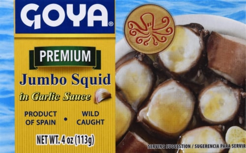 Goya Hot Jumbo Squid In Garlic Sauce, 4 oz - Fry’s Food Stores