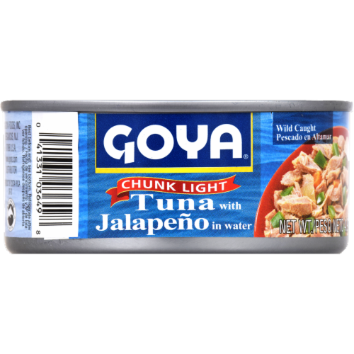 Goya Chunky Light Tuna with Jalapeno Perspective: front