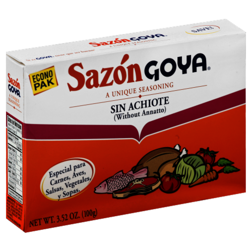 Goya Sazon With Annatto Perspective: front