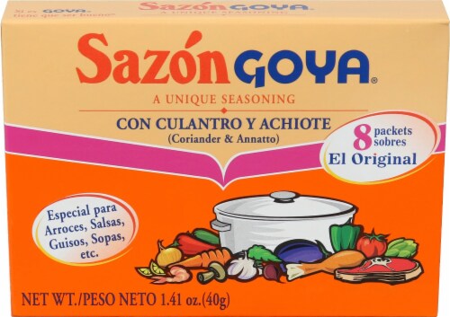 Sazon Goya Coriander and Annatto Seasoning, 1.41 oz