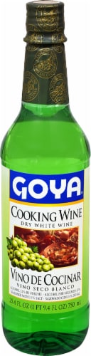 Goya Dry White Cooking Wine Perspective: front