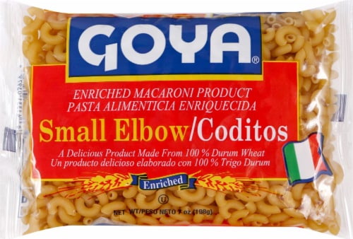Goya Small Elbow/Coditos Macaroni Perspective: front