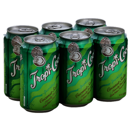 Tropi-Coco Sparkling Coconut Soda Perspective: front