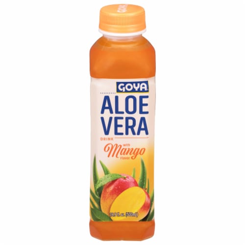Goya® Mango Flavor Aloe Vera Drink Perspective: front
