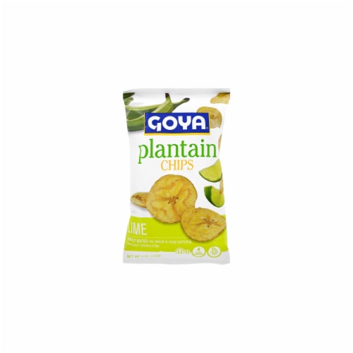 Goya® Lime Plantain Chips Perspective: front