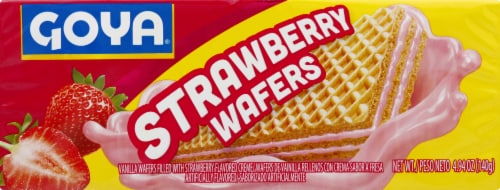 Goya Strawberry Wafers Perspective: front