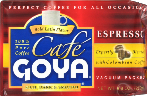 Goya Cafe Espresso Coffee Perspective: front