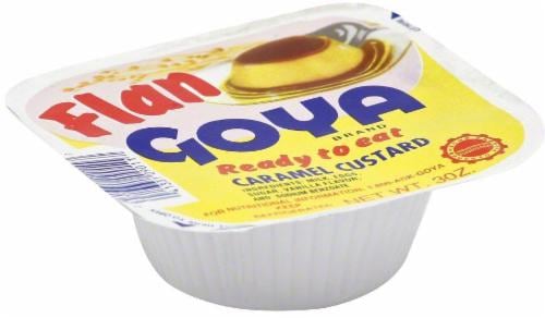 Goya Caramel Custard Flan Perspective: front