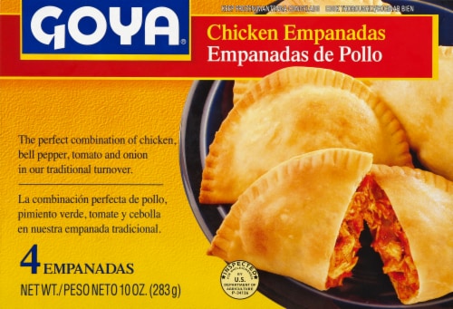 Goya Chicken Empanadas Perspective: front