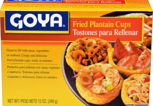 Goya® Fried Plantain Cups Perspective: front