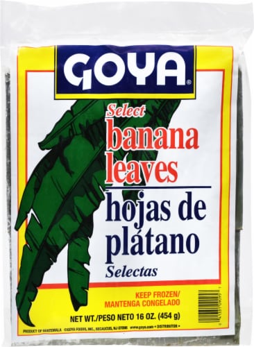 Goya Hojas de Platano Banana Leaves Perspective: front