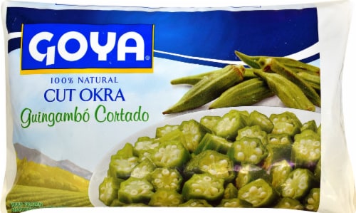 Goya Cut Frozen Okra Perspective: front