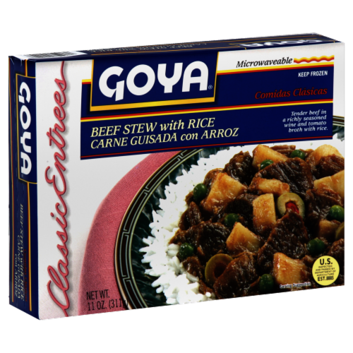Goya Beef Stew with Rice Perspective: front