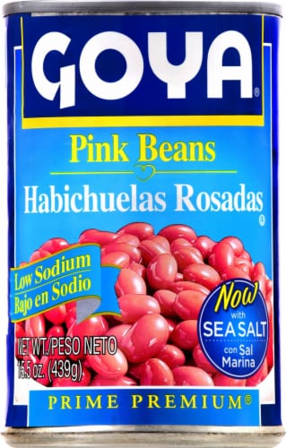 Goya Low Sodium Pink Beans