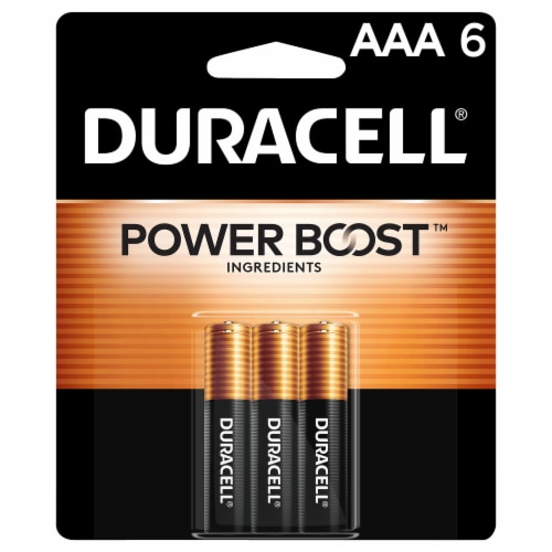 Duracell® Coppertop AAA Batteries - 6 Pack Perspective: front