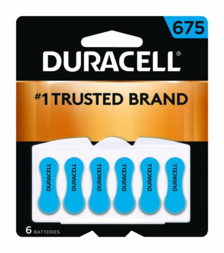 Duracell Hearing Aid Battery Battery Type 675 Perspective: front