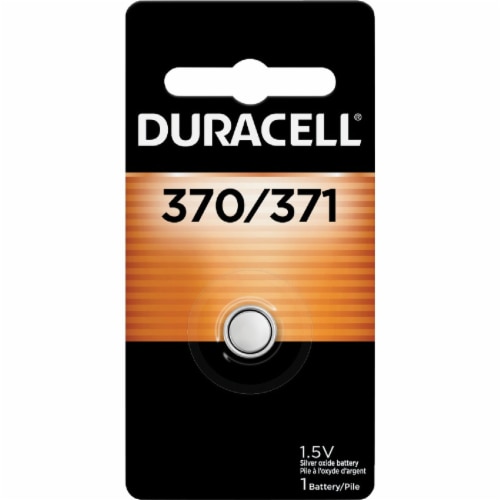 Duracell® Silver Oxide Coin Battery Perspective: front
