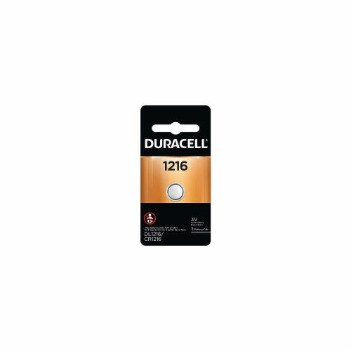 Duracell Lithium Battery 3V Each (DL1216BPK) Perspective: front