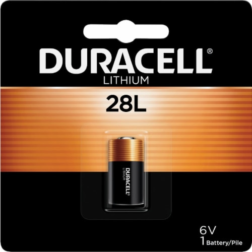 Duracell® 28L Lithium Battery Perspective: front