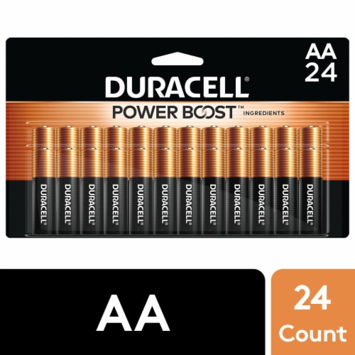 Duracell® AA Alkaline Batteries Perspective: front