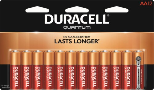 Duracell Quantum AA Alkaline Batteries Perspective: front