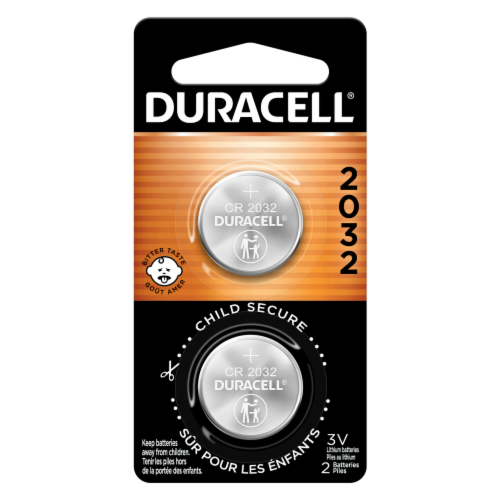 Duracell® Lithium Medical Battery 3V Perspective: front