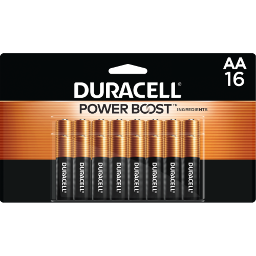 Duracell® Power Boost™ Coppertop AA  Batteries - 16 Pack Perspective: front