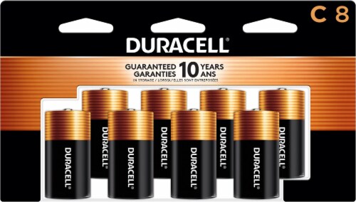 Duracell Coppertop C Alkaline Batteries Perspective: front