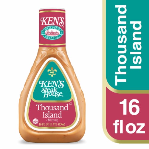 Ken's Steak House Thousand Island Salad Dressing Perspective: front