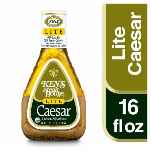 Ken's Steak House® Light Caesar Salad Dressing & Marinade Perspective: front