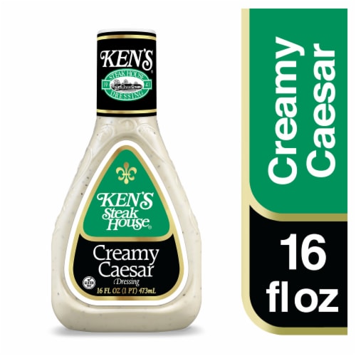 Ken's Steak House Creamy Caesar Salad Dressing Perspective: front