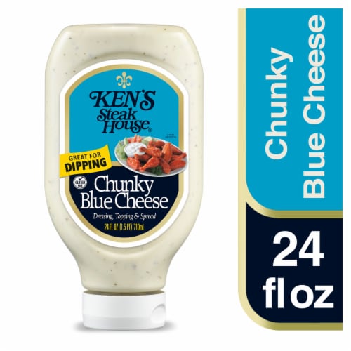 Ken's Steak House Chunky Blue Cheese Salad Dressing Perspective: front