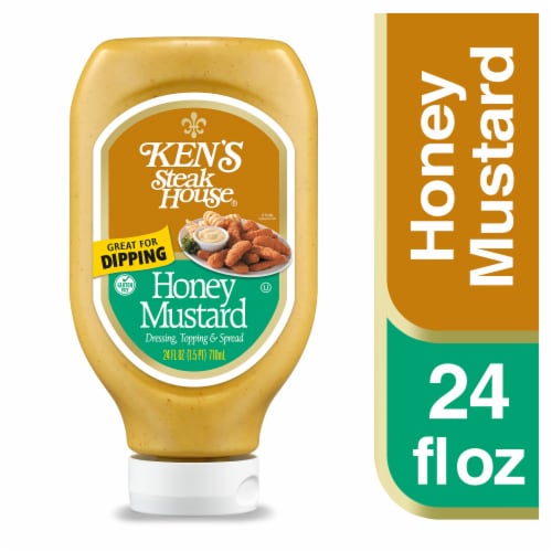Ken's Steak House Honey Mustard Salad Dressing Topping & Spread Perspective: front