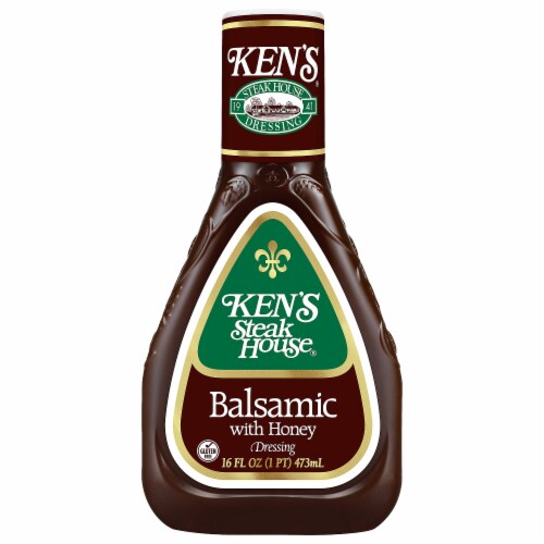 Ken's Steak House Balsamic with Honey Dressing Perspective: front
