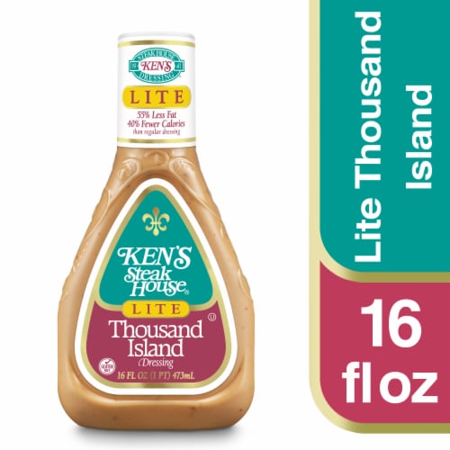 Ken's Steak House® Light Thousand Island Salad Dressing Perspective: front