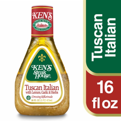 Ken's Steak House® House Italian Salad Dressing & Marinade Perspective: front