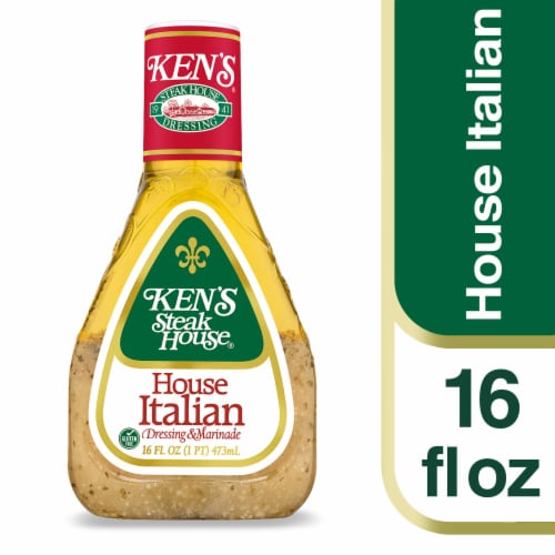 Ken's Steak House® House Italian Salad Dressing & Marinade Perspective: front